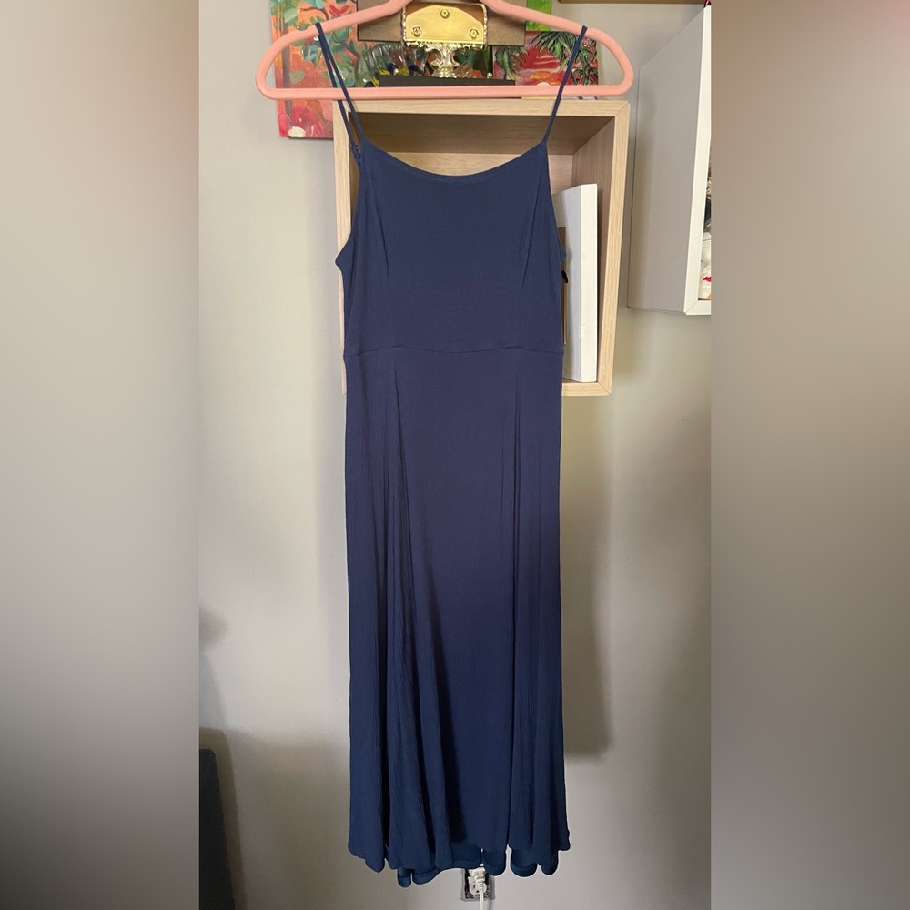 Lulus‎ Navy Sleeveless Midi Dress